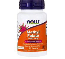 Метилфолат Фолат 1000 Now Foods Methyl Folate 90 таб