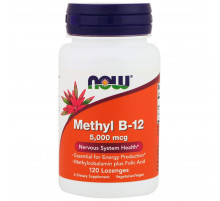 Вітамін В12 метилкобаламин Now Foods Methyl B-12 120 лід