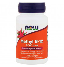 Вітамін В12 метилкобаламин Now Foods Methyl B-12 120 лід