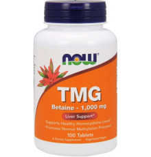 Триметилгліцин Now Food TMG 1000 мг 100 таб