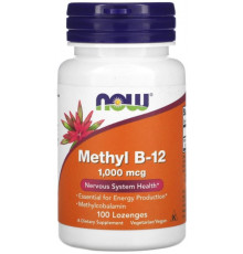 Вітамін В12 Now Foods Methyl B-12 1000 мкг 100 льодяників