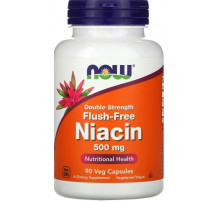 Ниацин Витамин В3 Now Foods Flush-Free Niacin 500 мг 90 капс
