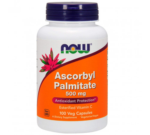 Аскорбіл пальмітат (вітамін С) Now Foods Ascorbyl Palmitate 100 вег капс
