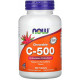 Вітамін С-500 Now Foods Chewable Vitamin C вишневий та ягідний смак 100 таб