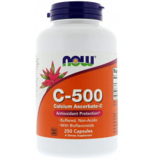 Вітамін С аскорбат кальцію Now Foods Vitamin C-500 Calcium Ascorbate-C 250 капс