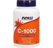 Витамин С-1000 Foods Vitamin C Now 100 таб