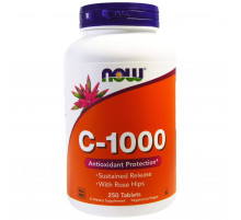 Витамин С-1000 Now Foods Vitamin C 250 таблеток