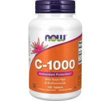 Витамин С-1000 аскорбинова кислота Now Foods Vitamin C 100 таб