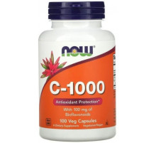 Витамин С с биофлавоноидами Now Foods C-1000 100 капсул