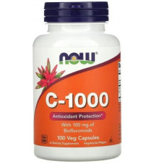 Вітамін С з біофлавоноїдами Now Foods C-1000 100 капсул