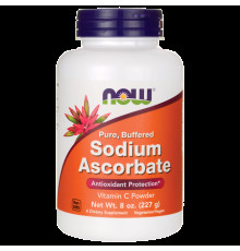 Аскорбат натрію Now Foods Sodium Ascorbate 227 грам