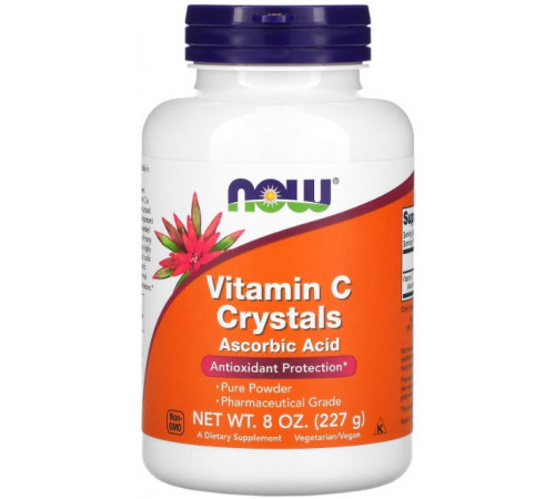 Витамин С кристалы Now Foods Vitamin C 227 грамм