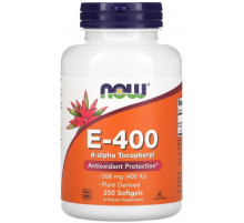 Витамин Е Now Foods E-400 268 мг (400 МЕ) 250 гел капс