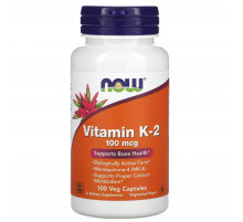Витамин К-2 Now Foods Vitamin K-2 100 вег капс