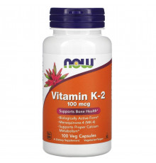 Вітамін К-2 Now Foods Vitamin K-2 100 вег капс