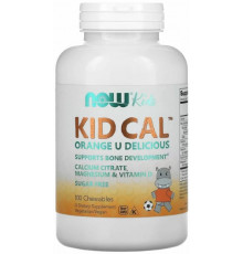 Кальцій для дітей Now Foods Kid Cal 100 жувальних таблеток