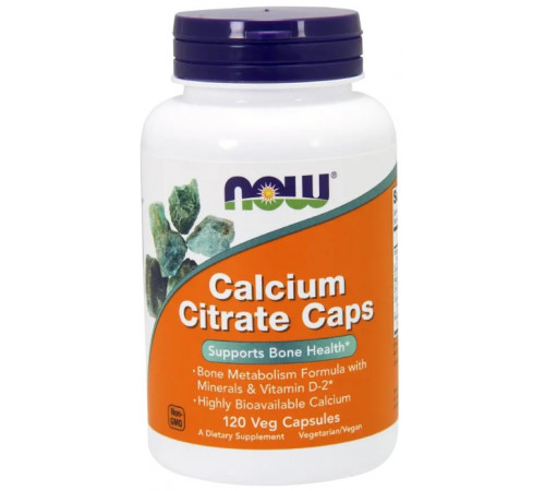 Цитрат кальция с минералами Now Foods Calcium Citrate 120 вег капс