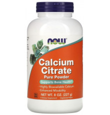Цитрат кальция Now Foods Calcium Citrate 227 грамм