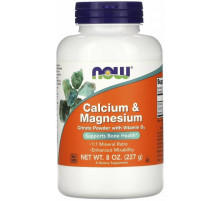 Кальций и магний Now Foods Calcium & Magnesium 227 грамм