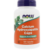 Кальций и фосфор для костей в капсулах Now Foods Calcium Hydroxyapatite 120 капс