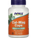Кальций и магний с витамином Д для поддержки крепкости костей Now Foods Cal-Mag Caps 120 капс