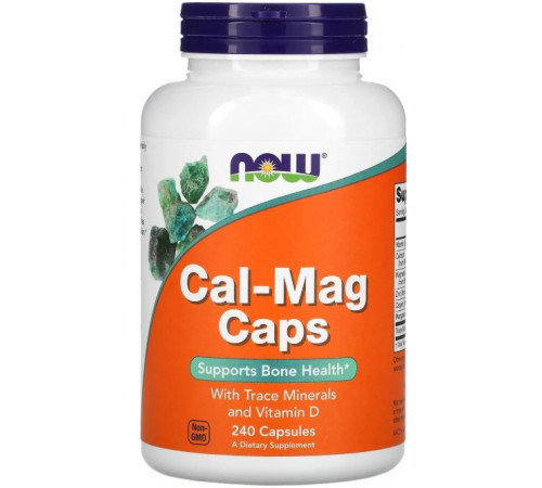 Кальцій та магній Now Foods Cal-Mag Caps 240 капс