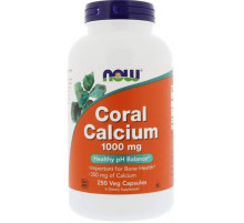 Кораловий кальцій Now Foods Coral Calcium 1000 мг 250 вег капс
