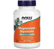 Магний глицинат Now Foods Magnesium Glycinate 180 таб