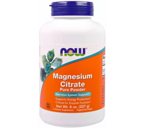 Магния цитрат Now Foods Magnesium Citrate 227 грамм