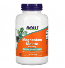 Магнію малат Now Foods Magnesium Malate 180 таб