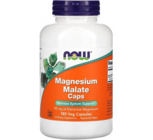 Магнію малат Now Foods  Magnesium Malate Caps 180 капс