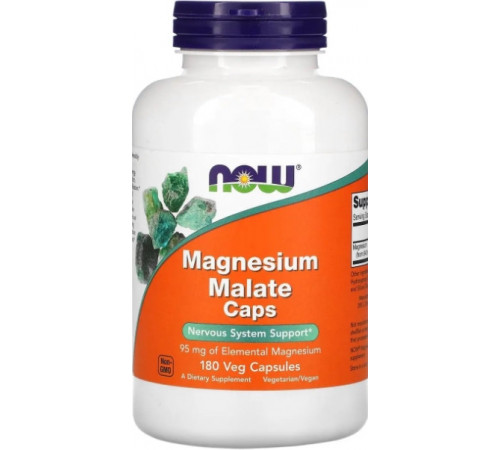 Магнію малат Now Foods  Magnesium Malate Caps 180 капс