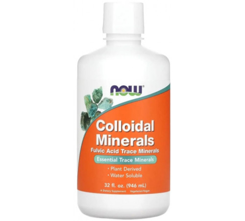 Колоїдні мінерали Now Foods Colloidal Minerals 946 мл