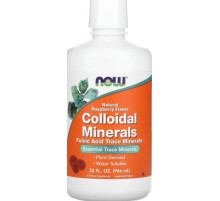 Колоїдні мінерали Now Foods Colloidal Minerals 946 мл малина