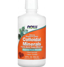 Колоїдні мінерали Now Foods Colloidal Minerals 946 мл малина