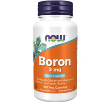 Бор Now Foods Boron 3 мг 100 вег касп