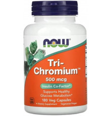 Хром Now Foods Tri-Chromium 500 мкг 180 вегетаріанських капсул