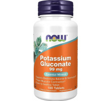 Калій глюконат Now Foods Potassium Gluconate 99 мг 100 таб