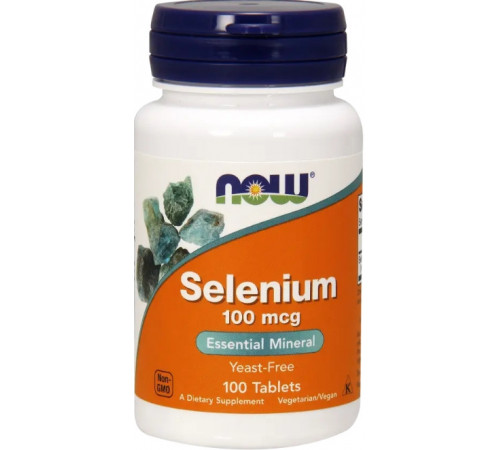 Селен (селеніум) Now Foods Selenium100 мкг 100 таб