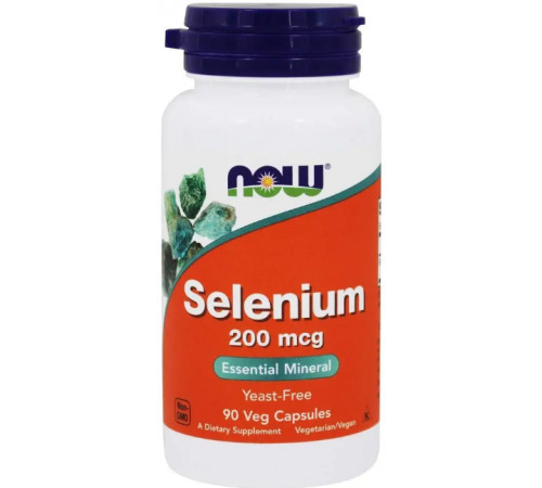 Селен без дріжджів Now Foods Selenium 90 капс