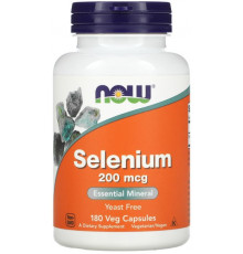 Селен Now Foods Selenium 200 мкг 180 вегетаріанських капсул