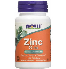 Цинк Now Foods Zinc 50 мг 100 таб