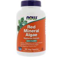 Красные водоросли Now Foods Red Mineral Algae 180 вег капс