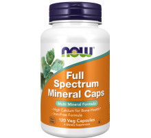 Мультимінерали для імунної системи Now Foods Full Spectrum Mineral Caps 120 вег капс