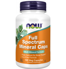 Мультимінерали для імунної системи Now Foods Full Spectrum Mineral Caps 120 вег капс
