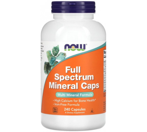 Мультимінерали Now Foods Full Spectrum Minerals Caps 240 капс