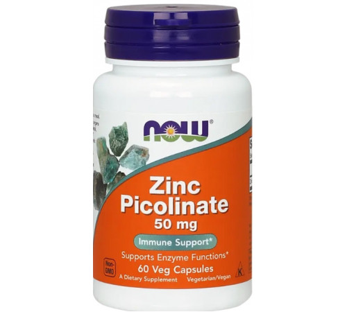 Піколінат цинку  Now Foods Zinc Picolinate 50 мг 60 капс