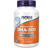 Докозагексаєнова кислота (ДГК) Now Foods DHA-500 90 гел капс