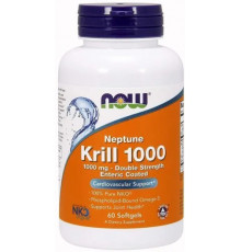 Масло криля Now Foods Krill 1000 мг 60 капсул