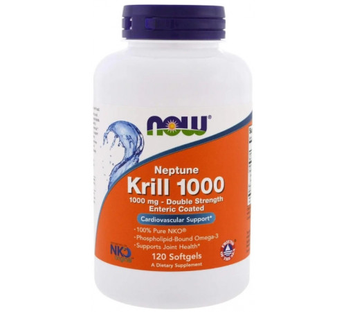 Масло криля Now Foods Neptune Krill 1000 мг 120 капс